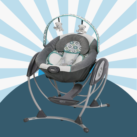 Graco LX Gliding Swing with Small Footprint