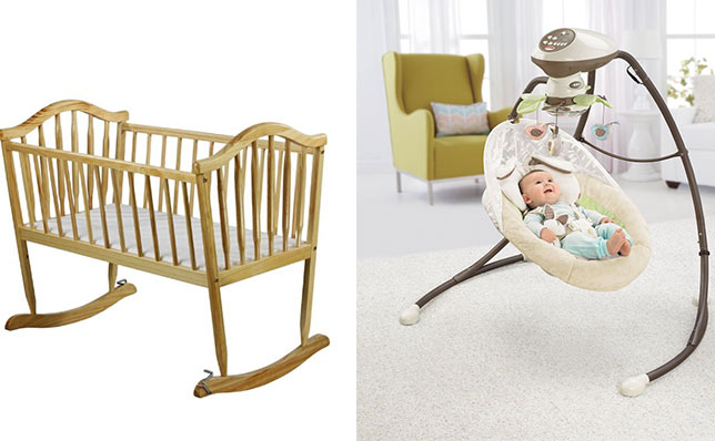 baby cradle with wheels