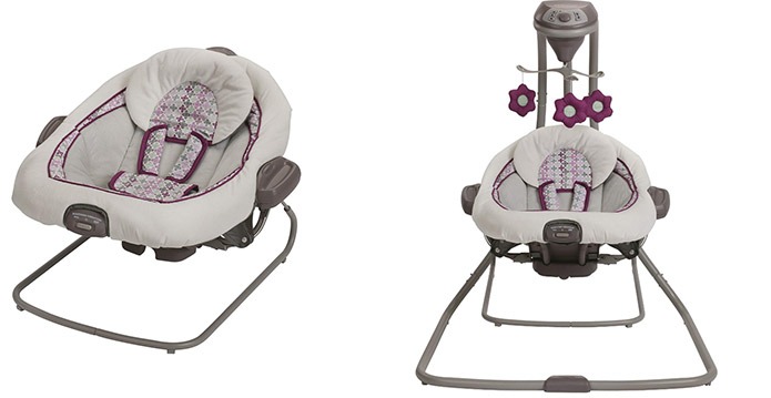 baby girl swing and bouncer