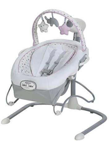 baby girl swing and bouncer combo