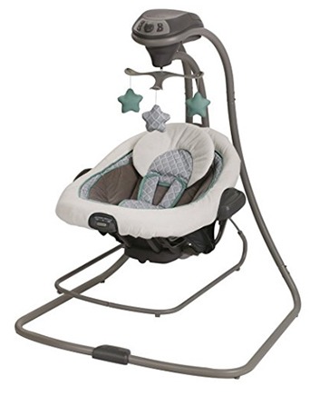 baby girl swing and bouncer combo