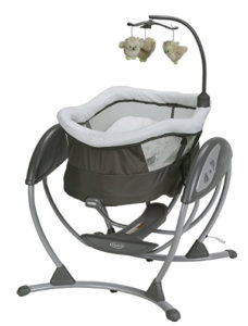 graco one hand recline swing