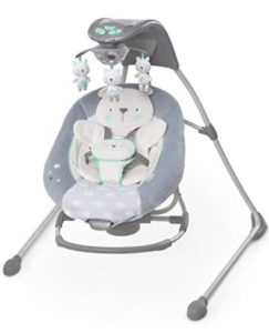 baby swing cradle with wheels