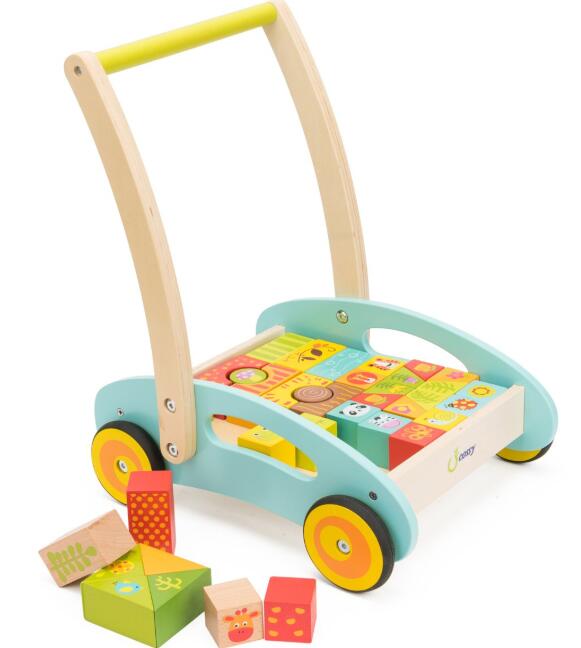 b toys wooden walker