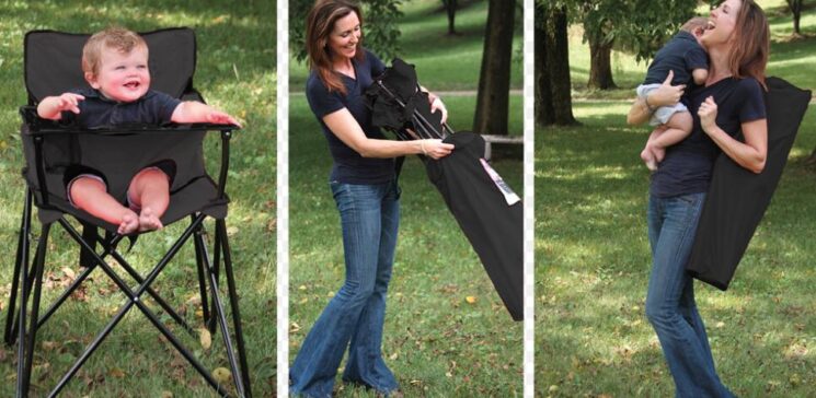 portable camping baby high chair