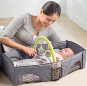 portable bassinet with canopy