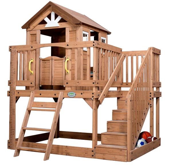 children's outdoor wooden swing sets