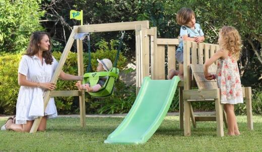 cheap wooden swing sets