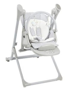 space saving baby swing