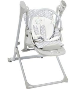 baby swing with tray