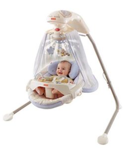 baby swing with lights