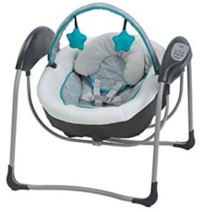 small portable baby swing
