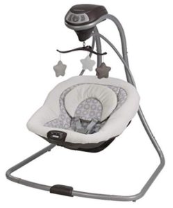 rotating baby swing