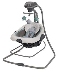 rotating baby swing