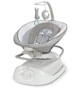 rotating baby swing