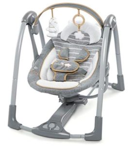 portable rotating baby swing