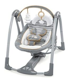 space saving baby swing