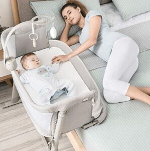 co sleeper bassinet attaches to bed