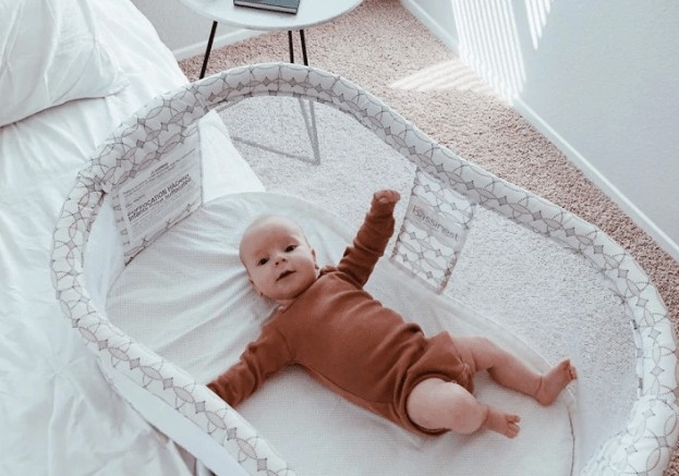 newborn baby boy bassinet