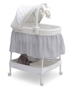 delta deluxe newborn activity and rocking sleeper