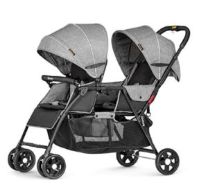 double stroller with bassinet