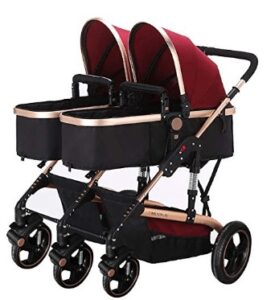 best double stroller with bassinet