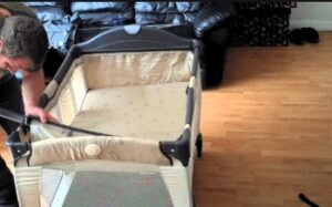 travel cot with bassinet sale