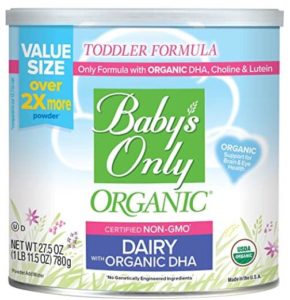 best organic non gmo baby formula
