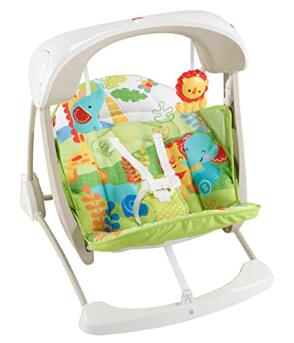 fisher price rainforest take along swing & seat