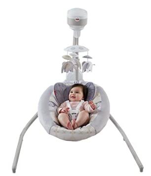 fisher price deluxe cradle n swing in safari dreams