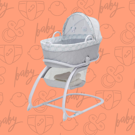 Delta Deluxe Children Moses Bassinet with Small Shape